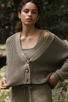 Eberjey Cropped Cardigan Sweater