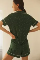 Eberjey Short-Sleeve Shorts Pajama Set