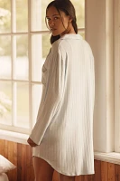 Eberjey Gisele Ribbed Long-Sleeve Pajama Set