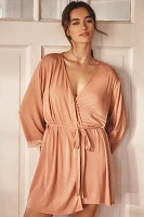 Eberjey Flora 3/4-Sleeve Robe