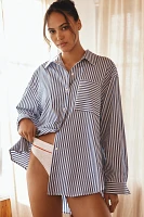 Sundry Oversized Graphic Buttondown Shirt