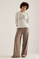 By Anthropologie Crew-Neck Graphic Sweatshirt