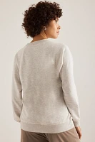 By Anthropologie Crew-Neck Graphic Sweatshirt