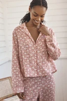 RIXO Austin Two-Piece Long-Sleeve Pajama Set