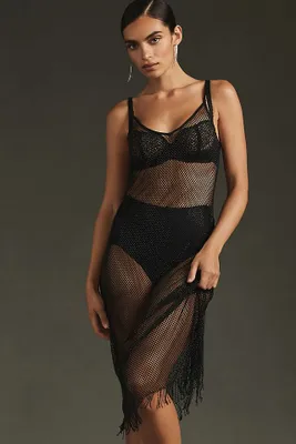 By Anthropologie Fishnet Dress