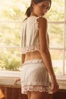 For Love & Lemons Lace Mini Skirt
