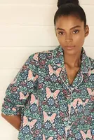 Printfresh Butterfly Long-Sleeve Pajama Set