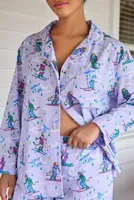 Printfresh Hit The Slopes Long-Sleeve Pajama Set