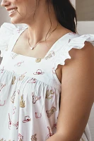 Printfresh Embroidered Nightgown