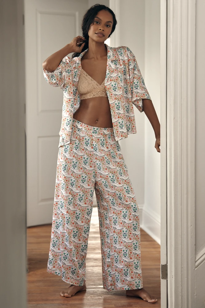 Printfresh Satin Wildest Dreams Pajama Set