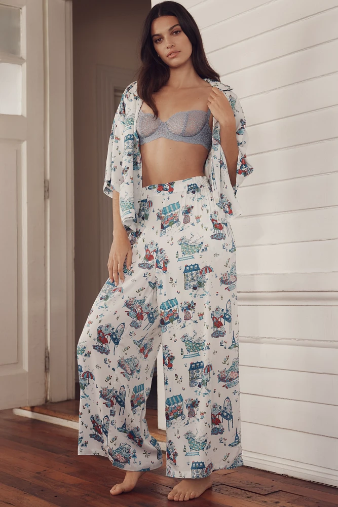 Printfresh Parisian Satin Pajama Set