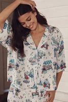 Printfresh Parisian Satin Pajama Set