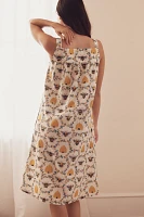 Printfresh Sweet Bee Sleeveless Sleep Dress