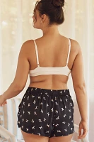 By Anthropologie Silky Patterned Pajama Shorts