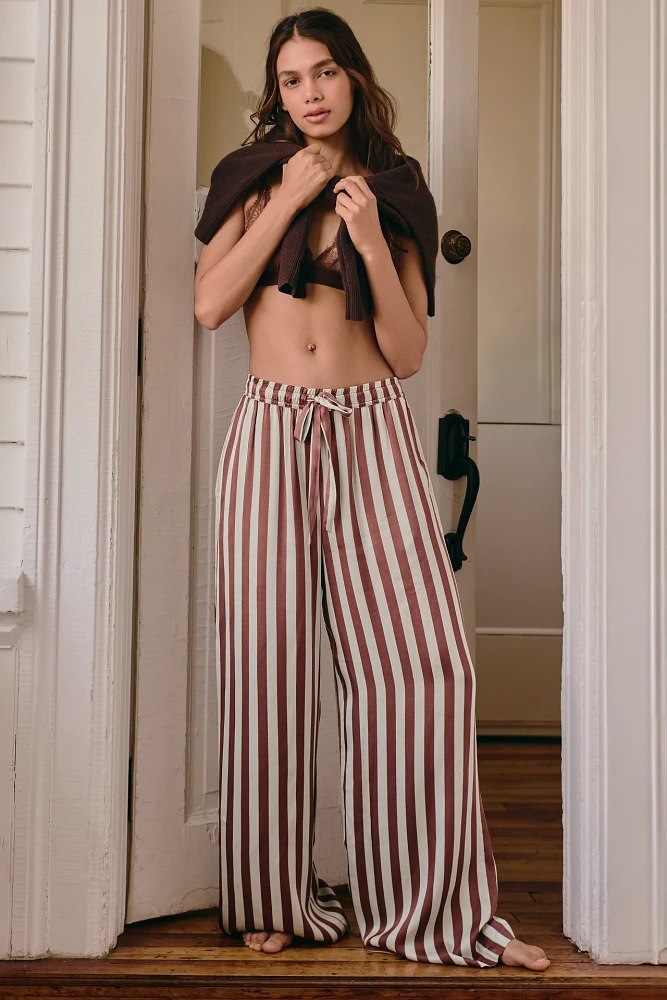 By Anthropologie Silky Pajama Pants