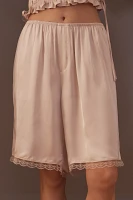 By Anthropologie Silky Bermuda Shorts