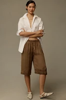 By Anthropologie Silky Culotte Shorts