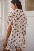 The GREAT. SLEEP Short-Sleeve Pajama Shirt