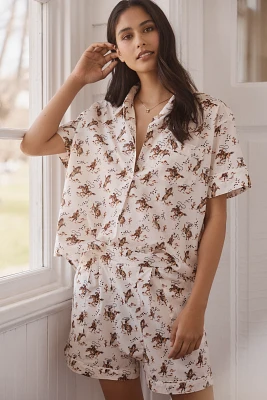The GREAT. SLEEP Square Pajama Shorts