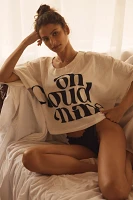 By Anthropologie Oversized Graphic Sleep Tee