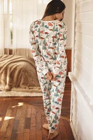 BedHead PJs Alpine Cabin Crew & Joggers Stretch Jersey Pajama Set