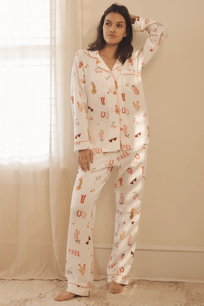 BedHead PJs x Anthropologie Western Pajama Set