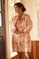 BedHead PJs Plus Western Wildflowers Boyfriend Pajama Shirt