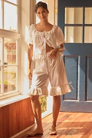 Damson Madder Harling Puff-Sleeve Broderie Blouse