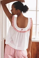 Damson Madder Arden Ruffled Shell Top