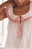 Damson Madder Arden Ruffled Shell Top