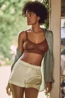 By Anthropologie Silk Boxer Shorts