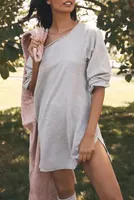 By Anthropologie Off-The-Shoulder Sweatshirt