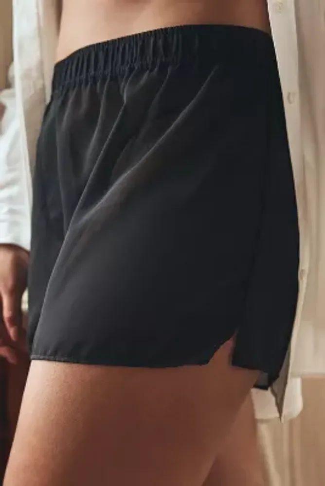 By Anthropologie Sheer Boxer Shorts