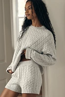 Papinelle Cozy Cable Cotton Cashmere Sweater