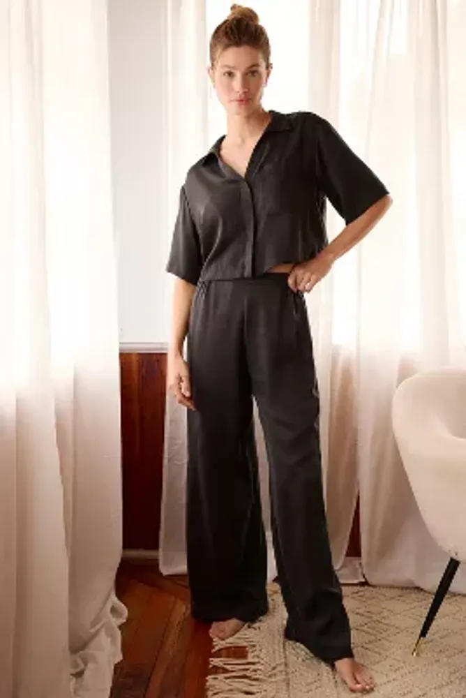 Lunya Washable Silk Deep-V Pajama Set