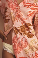 Farm Rio x Anthropologie Long-Sleeve Printed Buttondown Shirt