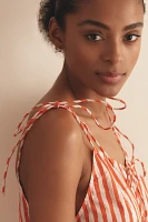 Farm Rio x Anthropologie Tie-Strap Mini Nap Dress