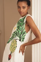 Farm Rio x Anthropologie Sleeveless Knit Graphic Jumpsuit