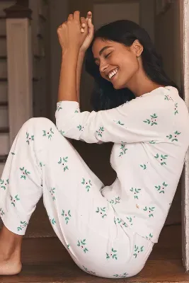 Cozyland by Morgan Lane Ellie Long-Sleeve Printed Pajama Set