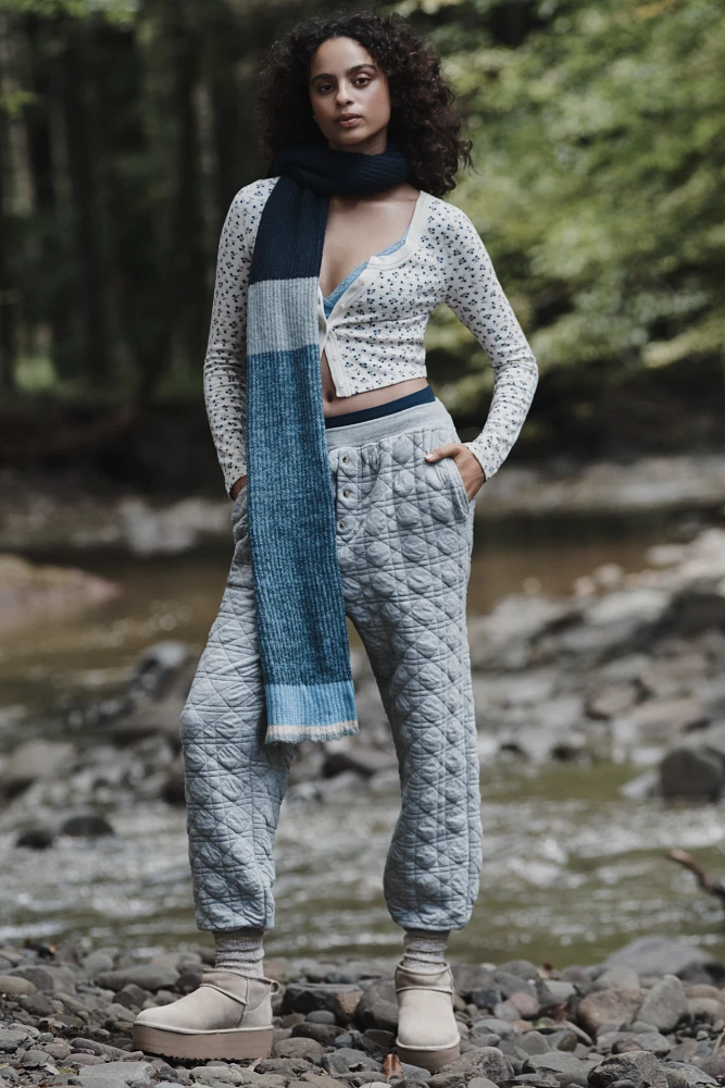 By Anthropologie Cozy Quilted Pants