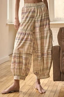 By Anthropologie Relaxed Flannel Jogger Pants