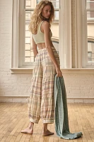 By Anthropologie Relaxed Flannel Jogger Pants