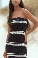 LSPACE Rosalia Strapless Crochet Dress