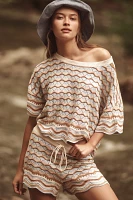 LSPACE Sun Chaser Crochet Cropped Top
