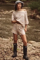 LSPACE Sun Chaser Crochet Shorts