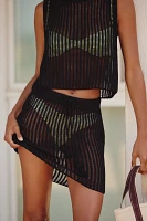 LSPACE Sander Crochet Cover-Up Mini Skirt