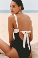 LSPACE Descanso Colorblock One-Piece Swimsuit