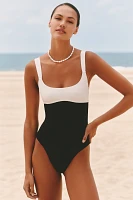 LSPACE Descanso Colorblock One-Piece Swimsuit