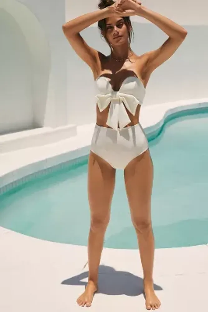 Adriana Degreas Solid Hearts Strapless Bikini Top