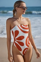 Cala de la Cruz Lore Strapless One-Piece Swimsuit